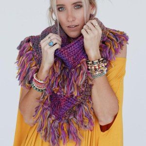 THREE BIRD NEST  RAINBOW SKIES INFINITY SCARF NWT!